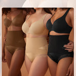 MEIYATING Tummy Control Underwear for Women High Waisted Post Partum Full Coverage Compression Soft Panties C Section ladies Briefs 3 Pack Multicolor L
