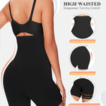 BESTENA Shapewear Shorts,High Waisted Shapewear for Women Tummy Control,Seamless Body Shaper Shorts Thigh Slimmer(x-black,Medium)
