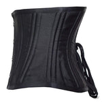 SHAPERX Women's 26 Steel Boned Corset Short Torso Heavy Duty Waist Trainer Corset for Weight Loss, SZ1934-Black-XS
