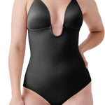SPANXshape Suit Your Fancy Plunge Low-Back Thong Bodysuit - Comfortable One Piece - Medium Compression - Seamless