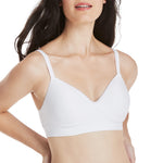 Hanes Women's Wireless Seamless Full-Coverage Convertible T-Shirt Bra with Moisture-Wicking