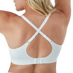 Bali Women's Wireless Bra, Comfort Revolution Modern Seamless Bra, Flex-to-Fit Wirefree Bra White