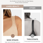 Lover-Beuaty Seamless Shapewear Bodysuits for Women Tummy Control Body Suit V Neck Seamless Body Shaper Black
