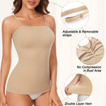 Ellareese Strapless Shapewear Tank Tops Tube Tops for Women Cami Shaper Tummy Control Slimming Camisoles Compression