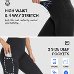 Syrinx 3 Packs Leggings with Pockets for Women, Soft High Waisted Tummy Control Workout Yoga Pants
