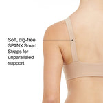 SPANX Smooth Bra-Llelujah! Lightly Lined Bralette - Wire-Free - Comfortable Support - Wireless Bra - Dig-Free Straps - Naked 2.0 - Medium