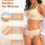 Werena Butt Lifter Panties for Women Padded Underwear Seamless Booty Pads Enhancer Shapewear Butt Lifting Panty (#1 Nude, Small)