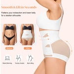 CYDREAM Shapewear for Women Tummy Control Panties High Waisted Butt Lifting Panties Faja Body Shaper (White, XX-Large)