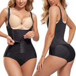 REYEOGO Waist Trainer for Women Shapewear Bodysuits Firm Body Shaper Butt Tummy Control Faja Colombiana Open Bust Corset