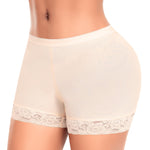 Werena Butt Lifter Padded Underwear for Women Seamless Booty Pads Panties Butt Enhancer Lace Boyshorts Shapewear (#1 Nude,3X-Large)
