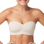 Maidenform womens Pure Comfort Strapless Wireless Dm7685 Bra, Almond, Small US