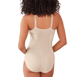 Bali Womens Shapewear, Ultimate Smoothing Bodysuit, Removable Foam Cups, Almond, Medium US