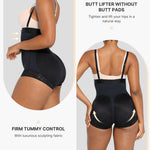 SHAPELLX Shapewear for Women Tummy Control Fajas Colombianas Body Shaper Butt Lifting Panties Strapless Bodysuit Black XL