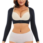 LODAY Upper Arm Shaper for Women Faja Post Surgery Slimming Compression Sleeves Shapewear Tops (Black, S/M)