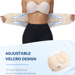 SHAPSHE Waist Trainer Belt for Women Back Support Postpartum Belly Band Workout Body Shaper with Adjustable Straps for Women/Men Beige