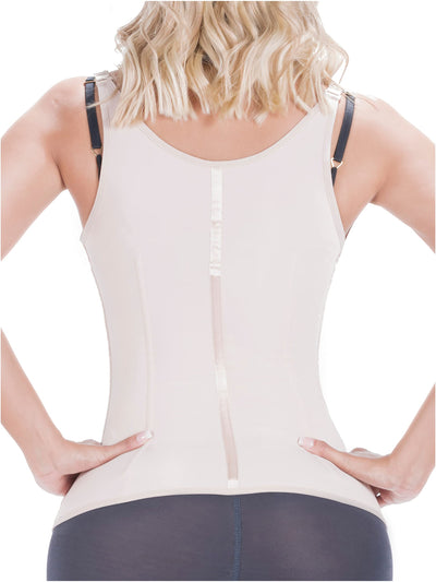 Sonryse O24ZL Fajas Colombianas Reductoras y Moldeadoras Compression Vest Shaper Tummy Tuck Shaper Girdle for Women Beige X-Large