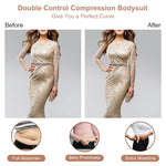 Slimers Thong Shapewear for Women Tummy Control Low Back Invishaper Plunge Backless Body Shaper Bra Open Crotch Bodysuit