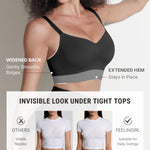 FeelinGirl Bras for Women Comfy Seamless Wireless Bralettes Black Large