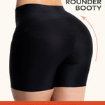 Sonryse 0879 Seamless Shapewear Shorts for Women – High Waist Tummy Control Slip Short | Invisible Under Dresses & Pants 2 Pack Black L