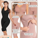 FAJAS DISENOS D'PRADA DELIÉ - Post Surgery Stage 2 Shapewear for Women High Compression Colombian Full Body Faja Knee Length