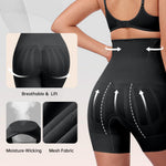OEAK Shapewear Tummy Control for Women Thigh Slimmer High Waisted Body Shaper Shorts Butt Lifting Shapewear for Under Dresses Black,XL