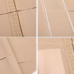SHAPSHE Waist Trainer for Women Tummy Control Workout Cincher Triple Wrap Belt Postpartum Girdle with Hooks TAN/Medium
