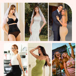 CYDREAM Shapewear for Women Tummy Control Panties High Waisted Butt Lifting Panties Faja Body Shaper (Black, Small)