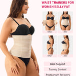 Gotoly Waist Trainer for Women Corset Shapewear Tummy Control Faja Body Shaper Postpartum Segmented Waist Cincher(Beige,Medium)