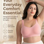SHAPERMINT Wireless Bras for Women No Underwire – Small to Plus Size Bralettes with Support and Natural Lift
