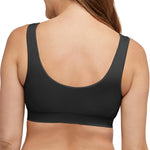 Bali womens Bali One Smooth U Bralette Bras, Black, Large US