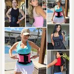 FeelinGirl Women’s Waist Cincher Belt Corset Slimming Adjustable Hook Loop Tummy Tuck Breathable Lightweight Khaki XL