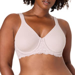 Bali Women's Minimizer Bra, Breathe Underwire Minimizer Bras for Women, Full Coverage for Large Bust, Most Comfortable