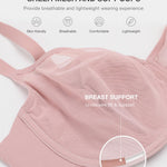 Lover-Beauty Minimizer Bras for Women Full Coverage Unlined Underwire Bras Plus Size Lifting Bra for Heavy Breast, Pink 38DD