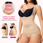 Gotoly Women Waist Trainer Bodysuit Full Body Shaper Vest Tummy Control Slim Corset Shapewear Tank Tops (Beige, Small)