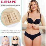 LODAY Upper Arm Shaper for Women Faja Post Surgery Slimming Compression Sleeves Shapewear Tops (Beige, S/M)