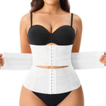 Gotoly Waist Trainer for Women Corset Shapewear Tummy Control Faja Body Shaper Postpartum Segmented Waist Cincher(White,X-Large)