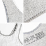 Fruit of The Loom Womens Built Up Tank Style Sports Bra, White/Sand/Black, 38 US