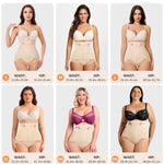 CYDREAM Tummy Control Shapewear for Women Faja Underwear Body Shaper High Waisted compression Butt Lifting Panties Breathable (US, Alpha, Small, Regular, Regular, Beige)