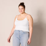 Amazon Essentials Women's Slim-Fit Camisole for Layering and Everyday Wear, Pack of 4, Black/Navy/Red/White, X-Large