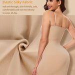 SLIMBELLE Women’s Strapless Shapewear Slip Tummy Control Dress Slip Seamless Full Body Shaper for Under Dresses NUDE S