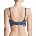 Bali Women's Lace Desire® All-Over Lace Convertible Wirefree Bra Bra, -in the navy/black combo, 2X LARGE