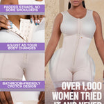Snatched Body Stage 2 Faja with Bra | BBL Body Faja Post-Op & Everyday Shapewear | Fajas Colombianas Moldeadoras Post Surgery Beige 2XS
