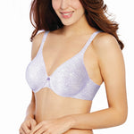 Bali Women's Passion For Comfort Underwire Bra, Lilac Rose Link Print, 34C