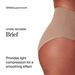 SPANX SPANXsmooth Undie-tectable Brief - Comfortable Core Control - Invisible Shapewear Underwear - No Visible Panty Lines - Spice - Medium