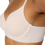 Maidenform Women's Underwire Bra, Barely There No-Show Bra, Full Coverage, Adjustable & Convertible Straps