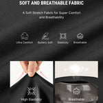 FeelinGirl Women's Shapewear Bodysuit Daily Wear Bodysuit V Neck Short Sleeve Seamless Shapewear for Office And Casual Outfits Black M