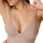 Maidenform Women's Seamless Lift Bralette, Wireless Long-Line Convertible Tank-Style Bralette