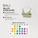 Bali Women's Wireless Bra, Comfort Revolution Seamless T-Shirt Bras for Women, ComfortFlex Fit