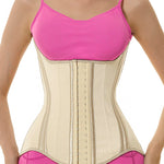 GainKee Long Torso Waist Trainer for Women Workout Fajas Colombianas Waist Cincher Corset Tummy Control Body Shaper Apricot 3XL
