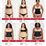 Nebility Waist Trainer for Women Corset Waist Cincher Shapewear Tummy Control Workout Body Shaper Compression Girdle Black